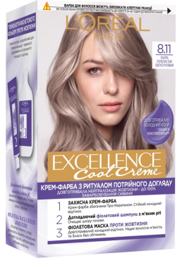 Фарба для волосся L'Oreal Paris Excellence відтінок 10.13 - Легендарний блонд, 1 шт